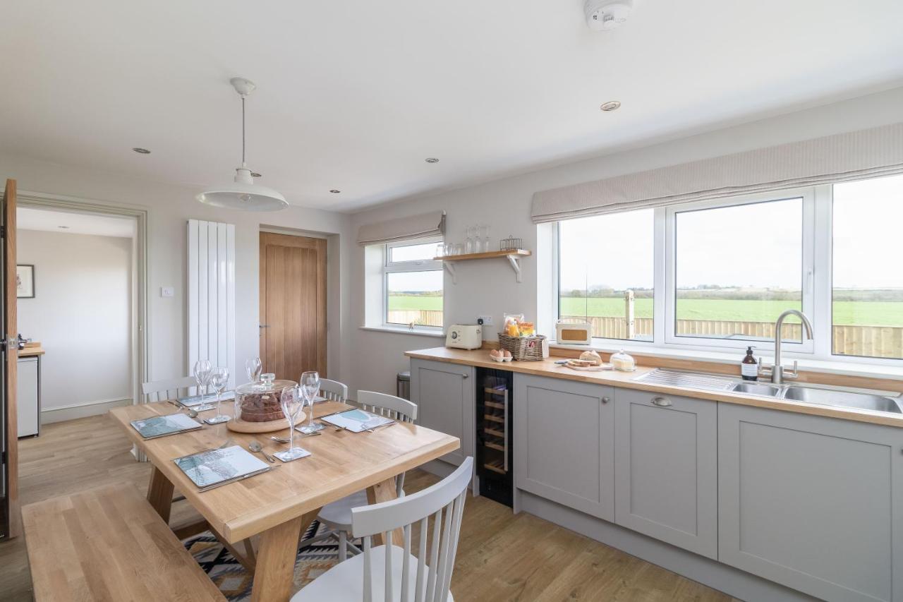 The View, Broxa - Luxury Lodge - Yorkshire Coast สการ์โบโรห์ ภายนอก รูปภาพ